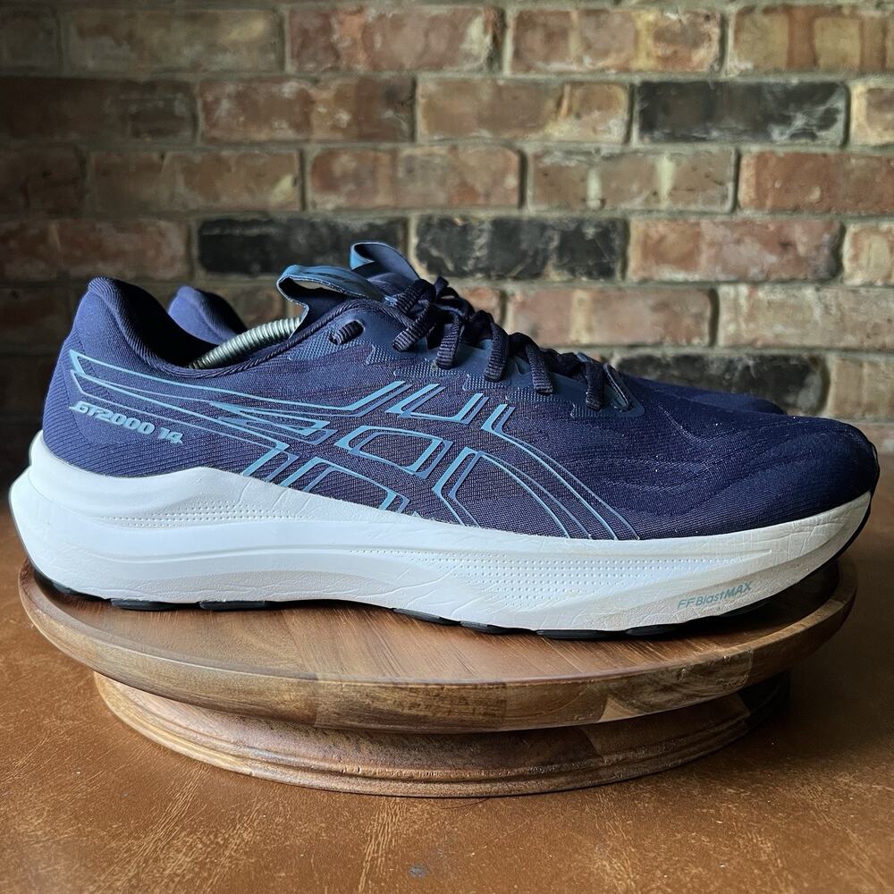 Asics GT-2000 14 Mens 12.5 Blue FF Blast Max Cushioned Running Shoes Sneakers - Picture 9 of 16